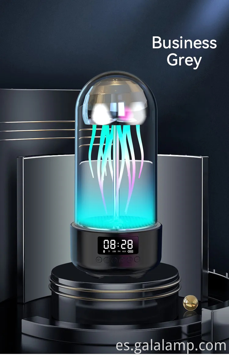 Altavoz Bluetooth inalámbrico inteligente, luz de respiración colorida, inteligente portátil